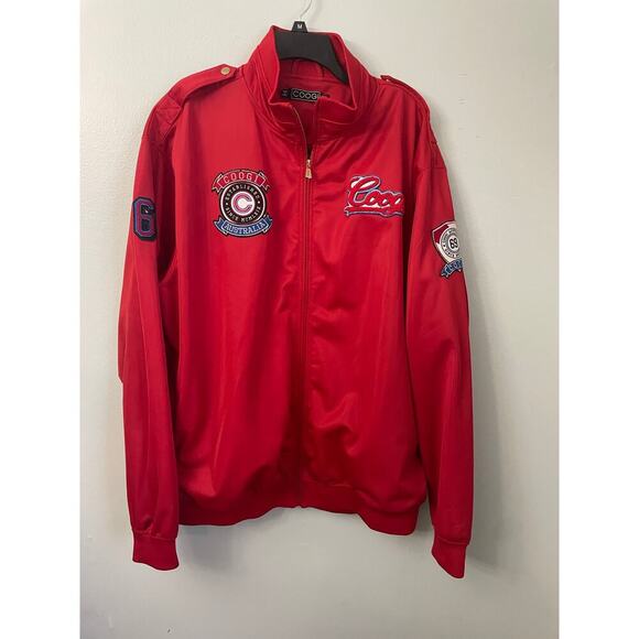 Vintage 90's Coogie Australia Red Full Zip Track Jacket 69 Men's size XXXL - Picture 1 of 13
